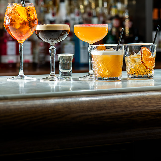 Wine & Drinks menu at The Albany