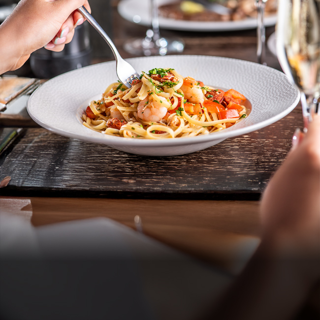 Dessert menu at The Albany